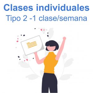 Clase individual 1h/semana 1 alumno - Tipo 2